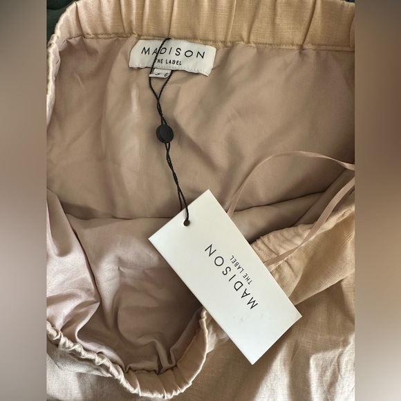 REVOLVE| MADISON THE LABEL LINEN MINI DRESS - Picture 3 of 6